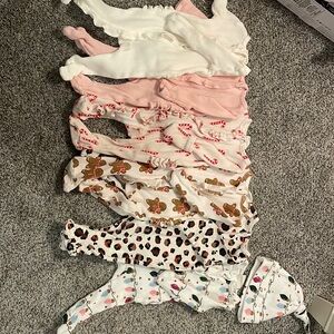 Baby girls 0-3 month sleepers